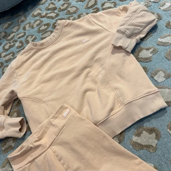 Zara Light Peach Kids Lounge Set - Picture 4 of 17